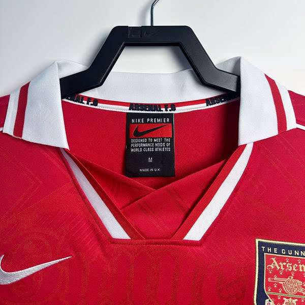 1996/97 Retro Arsenal home long sleeve S-XXL — foto 3
