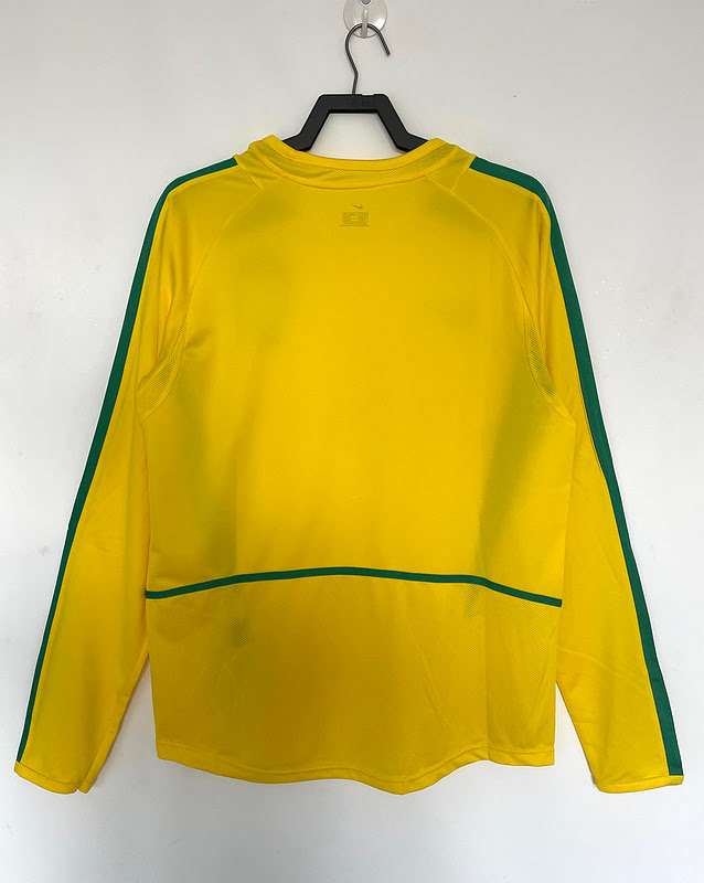Retro 2002 Brazil home long sleeve S-XXL — foto 3