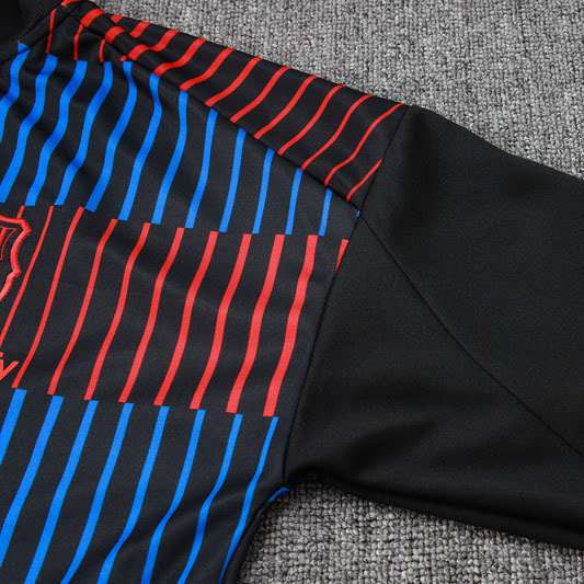 A827 2425 barcelona long zipper black kit S-XXL — foto 3