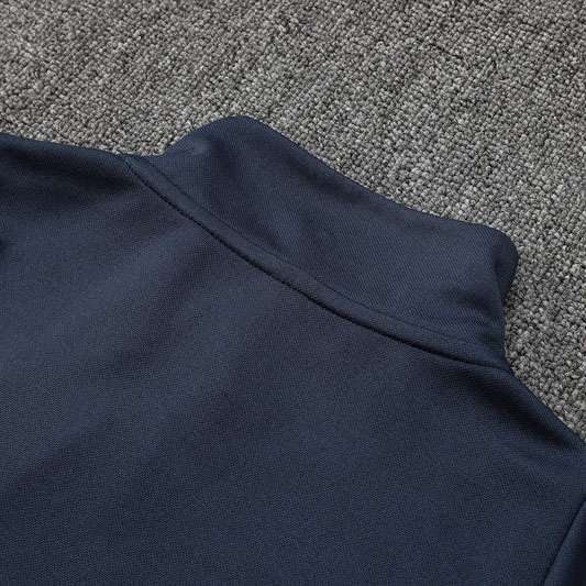 A831 2425 LONG Zipper Boca Royal Colorful Dark Gray S-2XL — foto 4