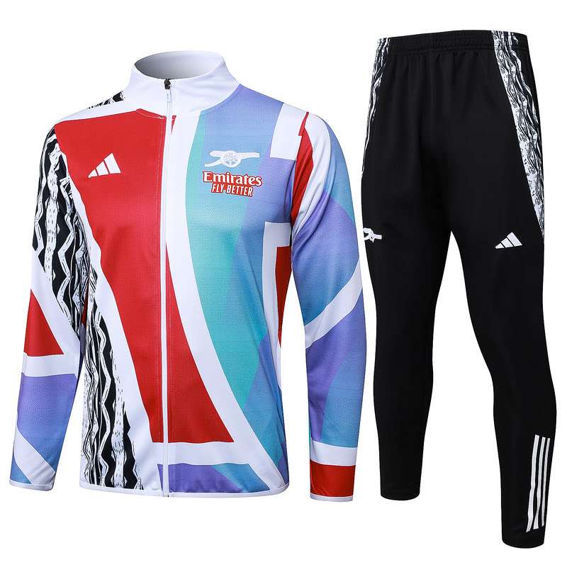 A844 2425 long zipper Arsenal Red and blue S-XXL — foto 1