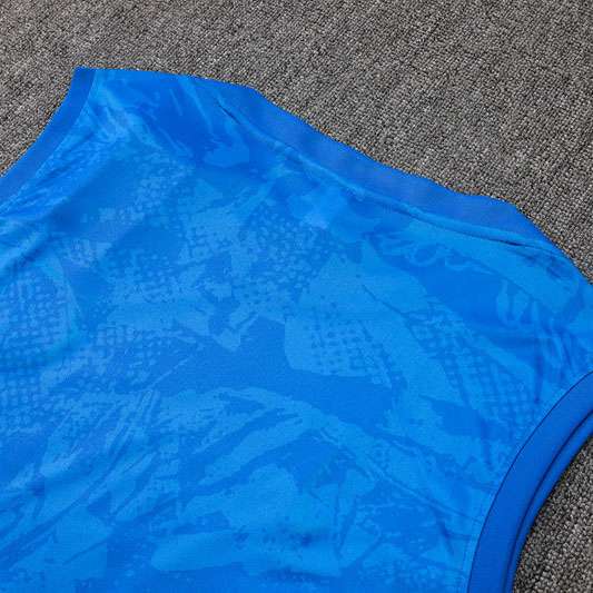 D1240 2425 Barcelona Colorful Blue vest training suit S-XXL — foto 3