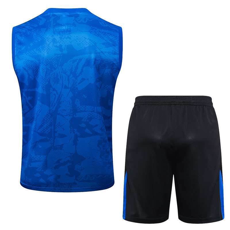 D1240 2425 Barcelona Colorful Blue vest training suit S-XXL — foto 2