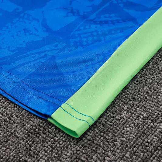 D1240 2425 Barcelona Colorful Blue vest training suit S-XXL — foto 4