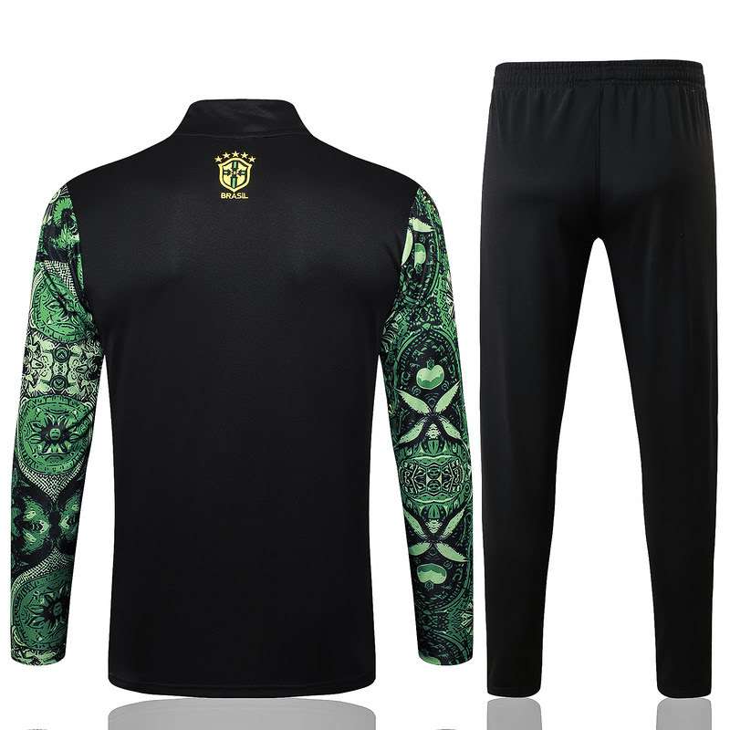 B981 2425 player half zipper Brazil green S-2XL — foto 2