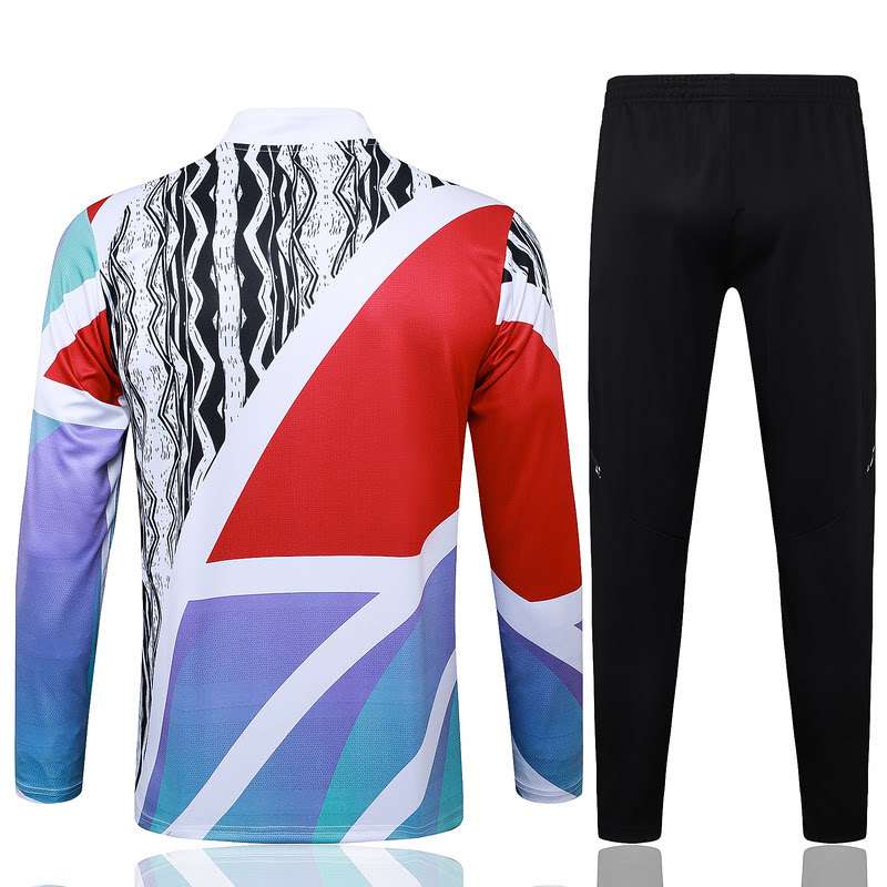 B985 2425 half zipper Arsenal Red and blue S-XXL — foto 2