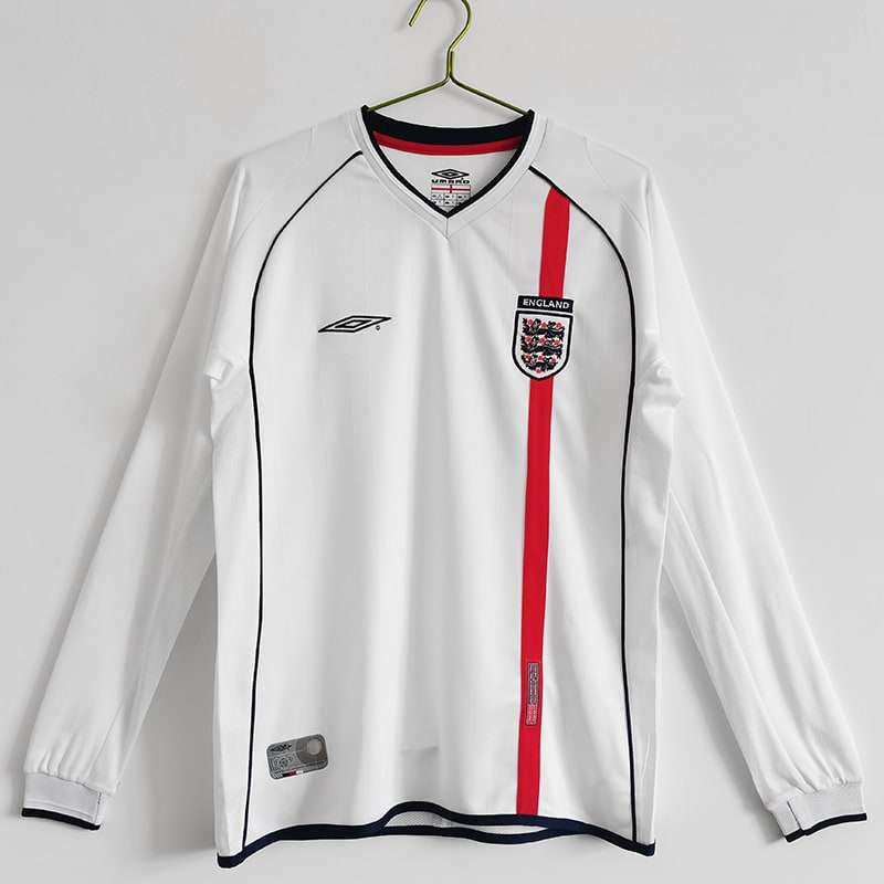 Retro 2002 England home long sleeves S-XXL — foto 1