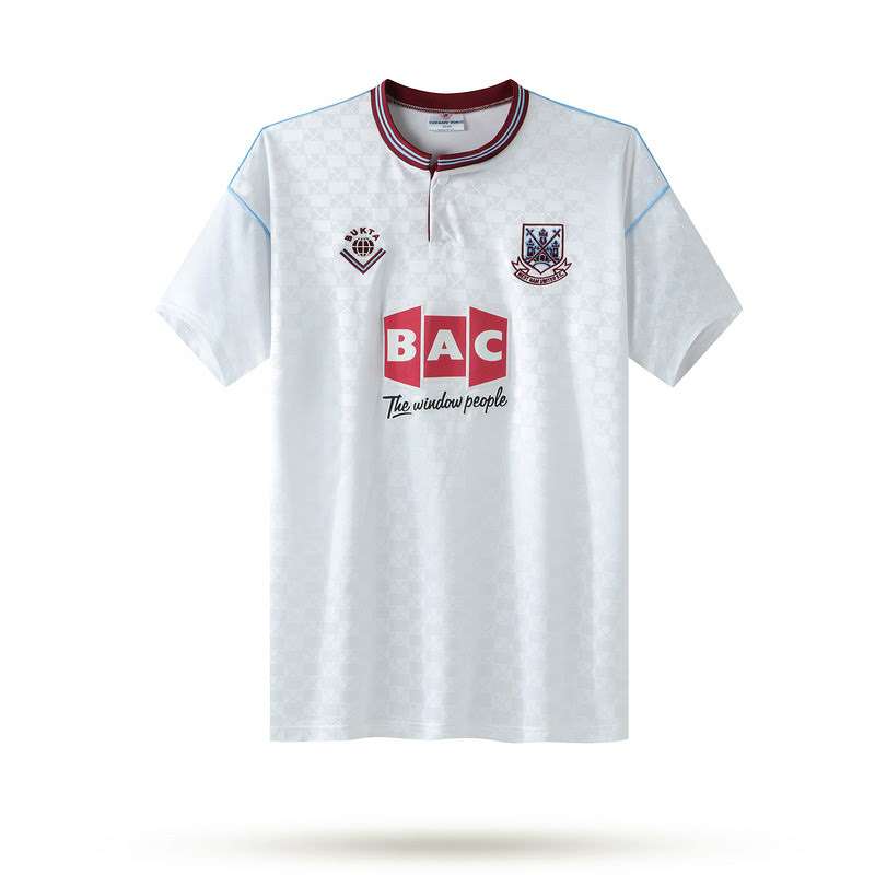 Retro 1989-90 West Ham United Away S-2XL — foto 1