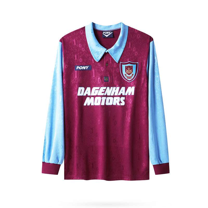 Retro 1995-97 West Ham United Home long sleeve S-2XL — foto 1