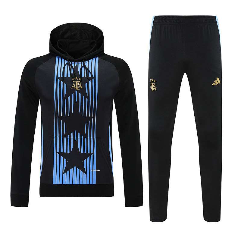 2526 Argentina  balck with cap kit S-XXL — foto 2