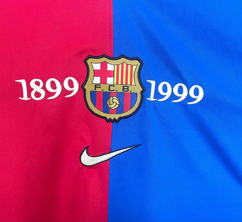 1999/00 Barcelona Jersey Home Long Sleeves S-2XL — foto 4