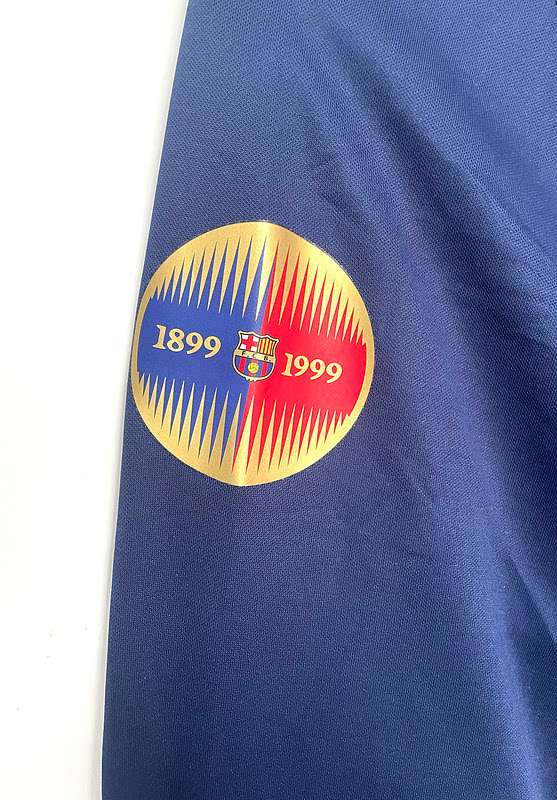 1999/00 Barcelona Jersey Home Long Sleeves S-2XL — foto 5