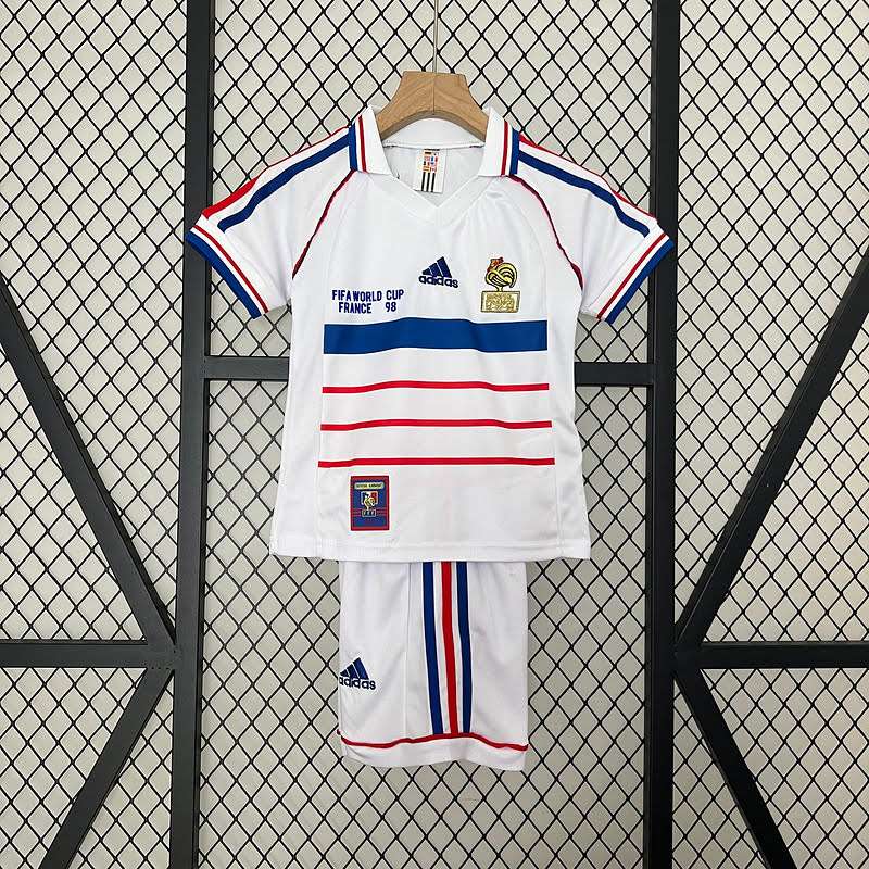 kids France retro 1998 away size︰ 16-28 — foto 1