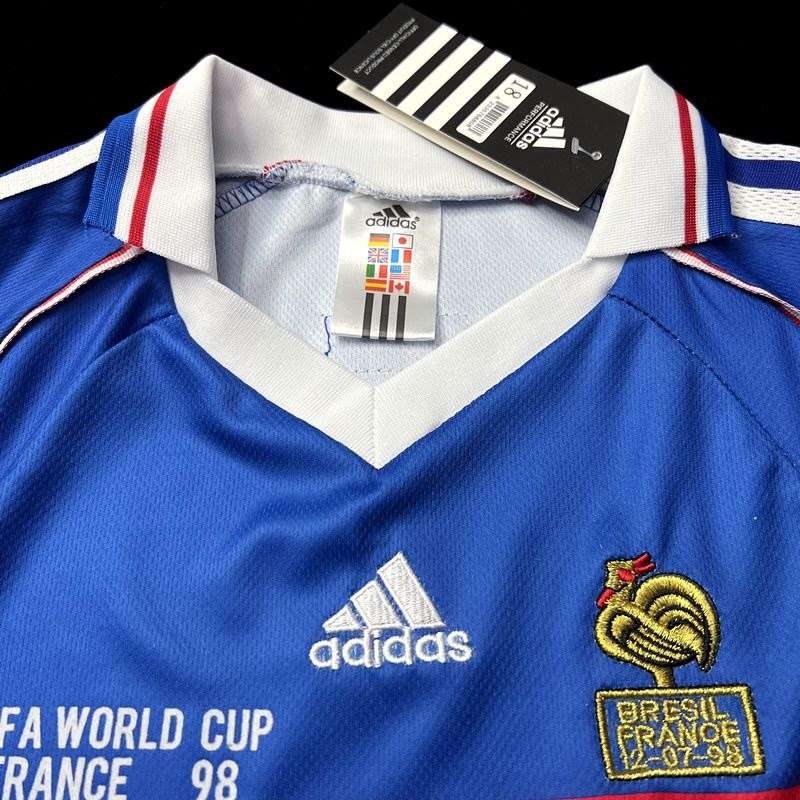 Retro 1998 France home kids 16-28 — foto 5