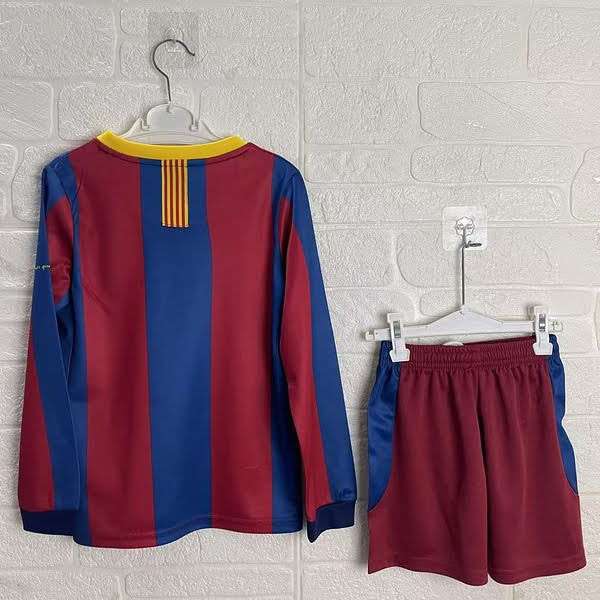 Retro kids Barcelona 10/11 home Long sleeve size︰ 16-28 — foto 2