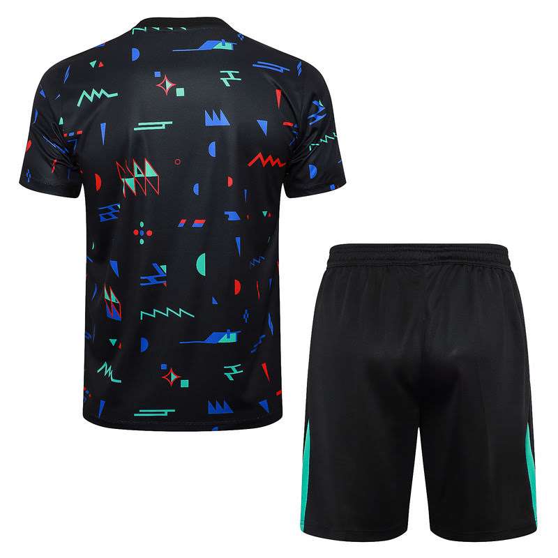 D1085# 2425 Short sleeve Portugal black inkjet S-XXL — foto 2