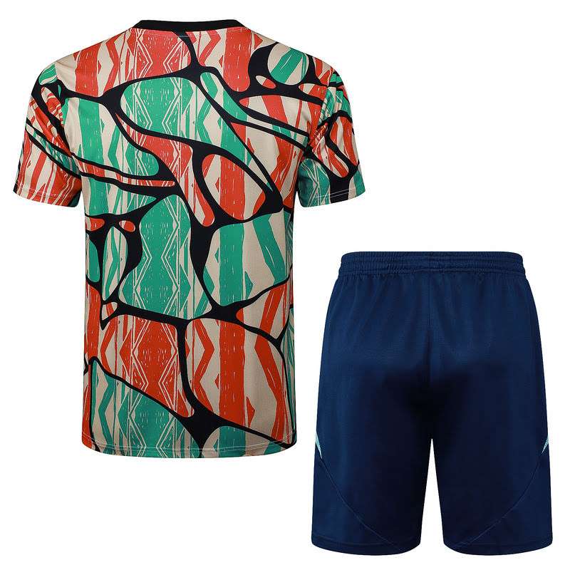 D1247 2425 Arsenal red with green Short sleeve kit S-XXL — foto 2