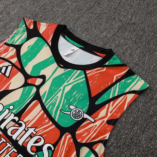 D1246 2425 Arsenal red with green camouflage taining vest kit S-XXL — foto 5