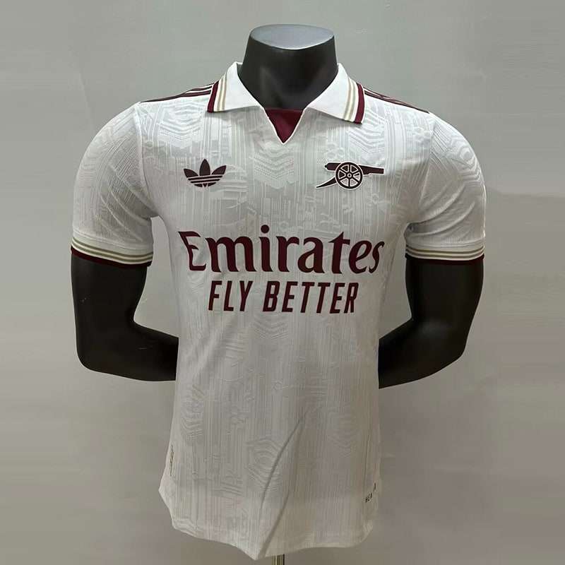 25/26 Player Arsenal White Third S-XXL — foto 1