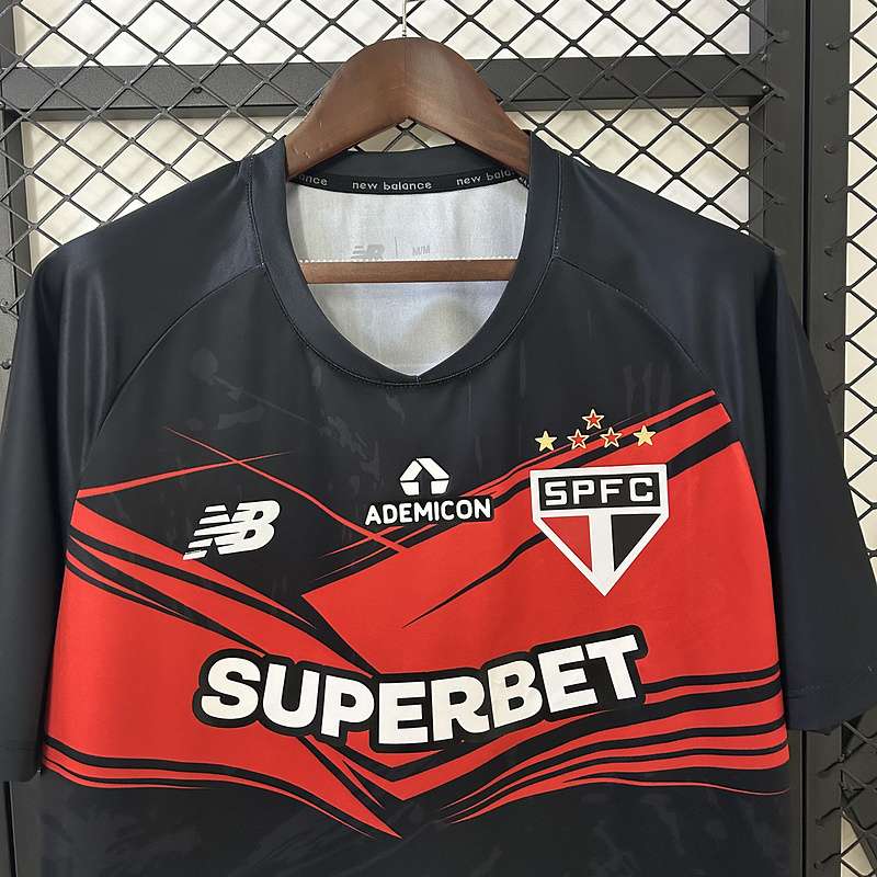 25/26 Sao Paulo Pre-match red black S-4XL — foto 3
