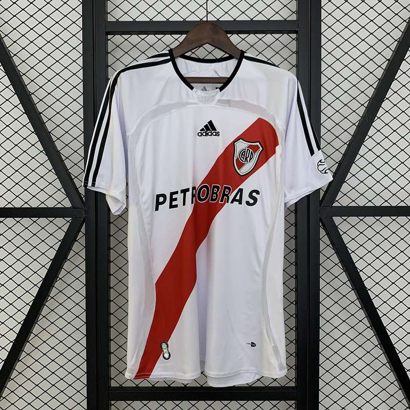 06/07 River plate retro home white S-XXL — foto 1