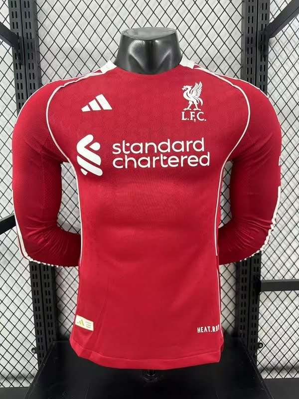 2526 Liverpool home player Long Sleeves S-XXL — foto 1