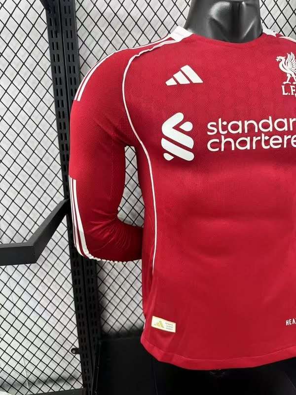 2526 Liverpool home player Long Sleeves S-XXL — foto 3