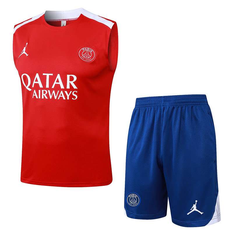 D1292 2425 PSG Paris red kit vest S-2XL — foto 1