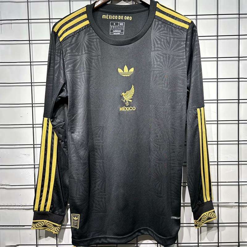 2526 Mexico Gold Black Special Long sleeves S-4XL — foto 1