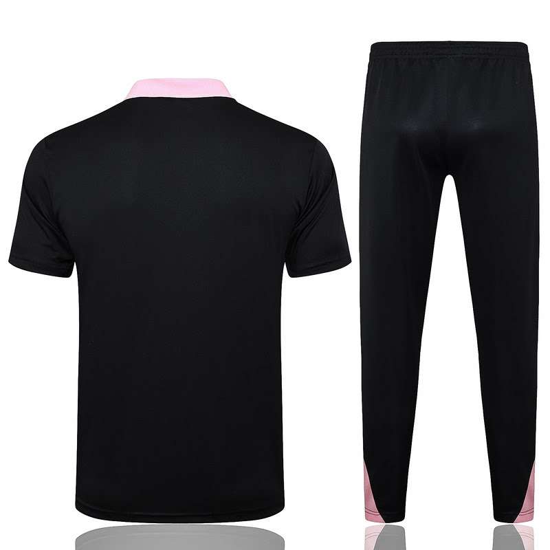 C1141 2425 Polo PSG black kit S-XXL — foto 2