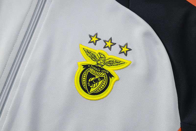 A869 2425 benfica grey training suit long zipper Size S-XXL — foto 4