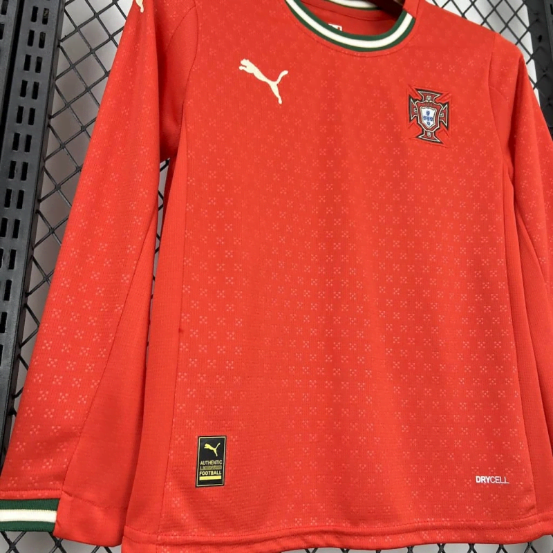 25/26 kids Portugal home long sleeve size 16-28 — foto 3