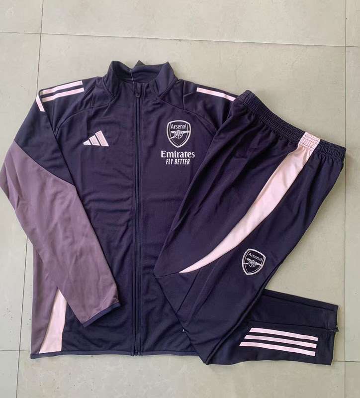 A877 2425 Arsenal Grey training suit long zipper Size S-XXL — foto 3