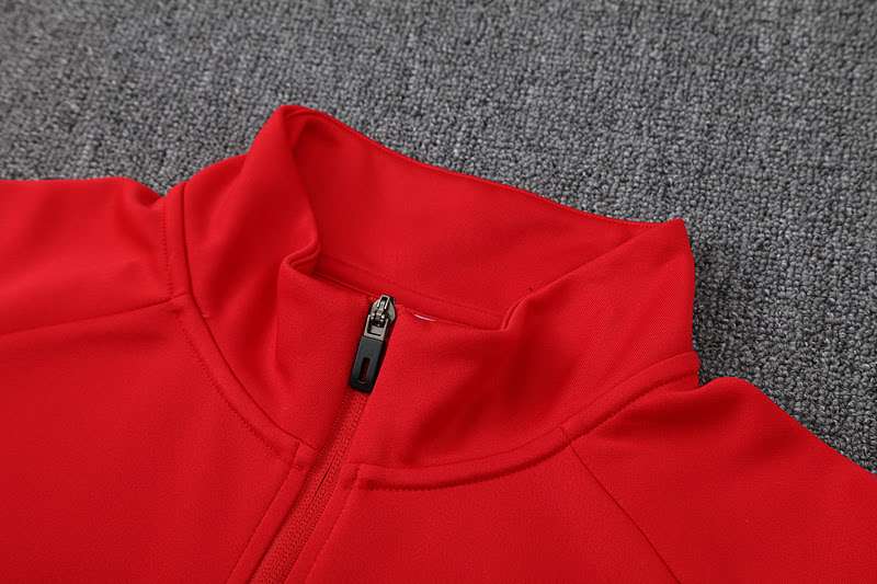 2526 River plate long zipper red training kit S-XXL — foto 3