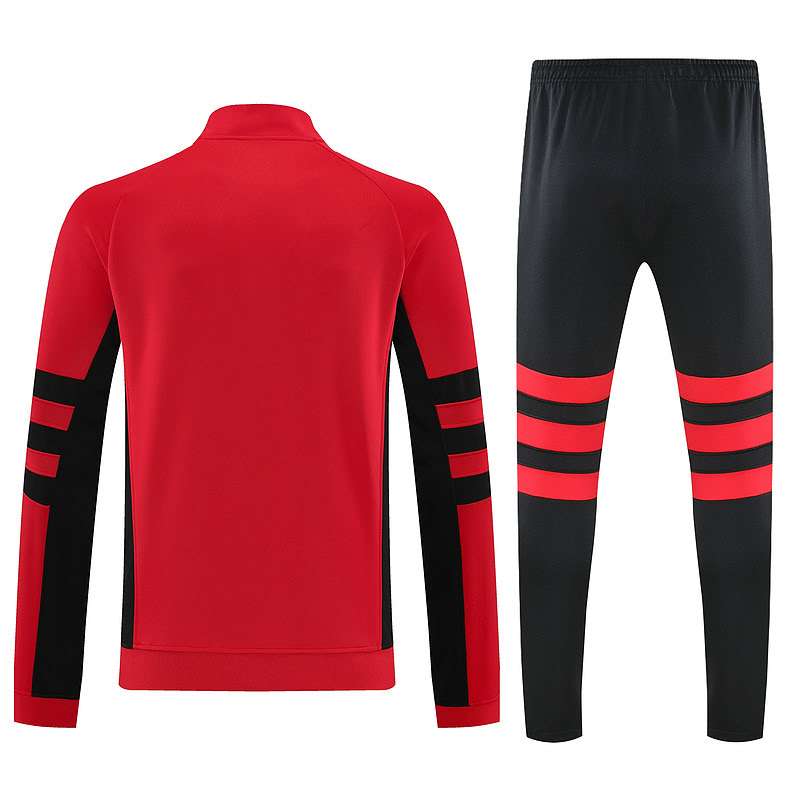 2526 River plate long zipper red training kit S-XXL — foto 2