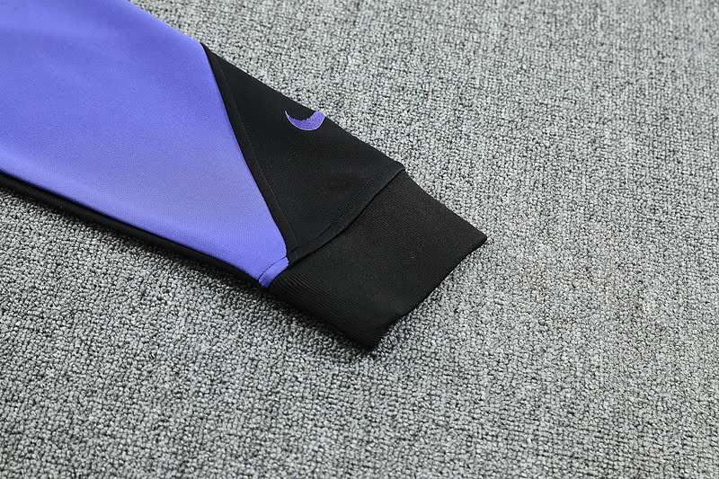 2526 barcelona long zipper purple black kit S-XXL — foto 5