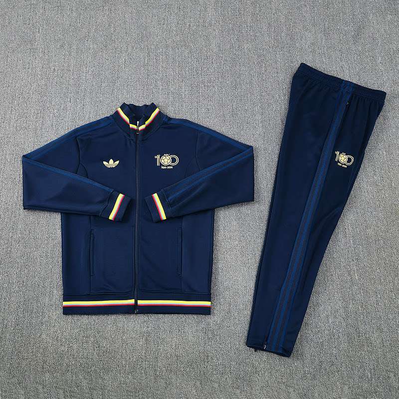 2526 Colombia  long zipper 100 anniversary deep blue kit S-XXL — foto 5