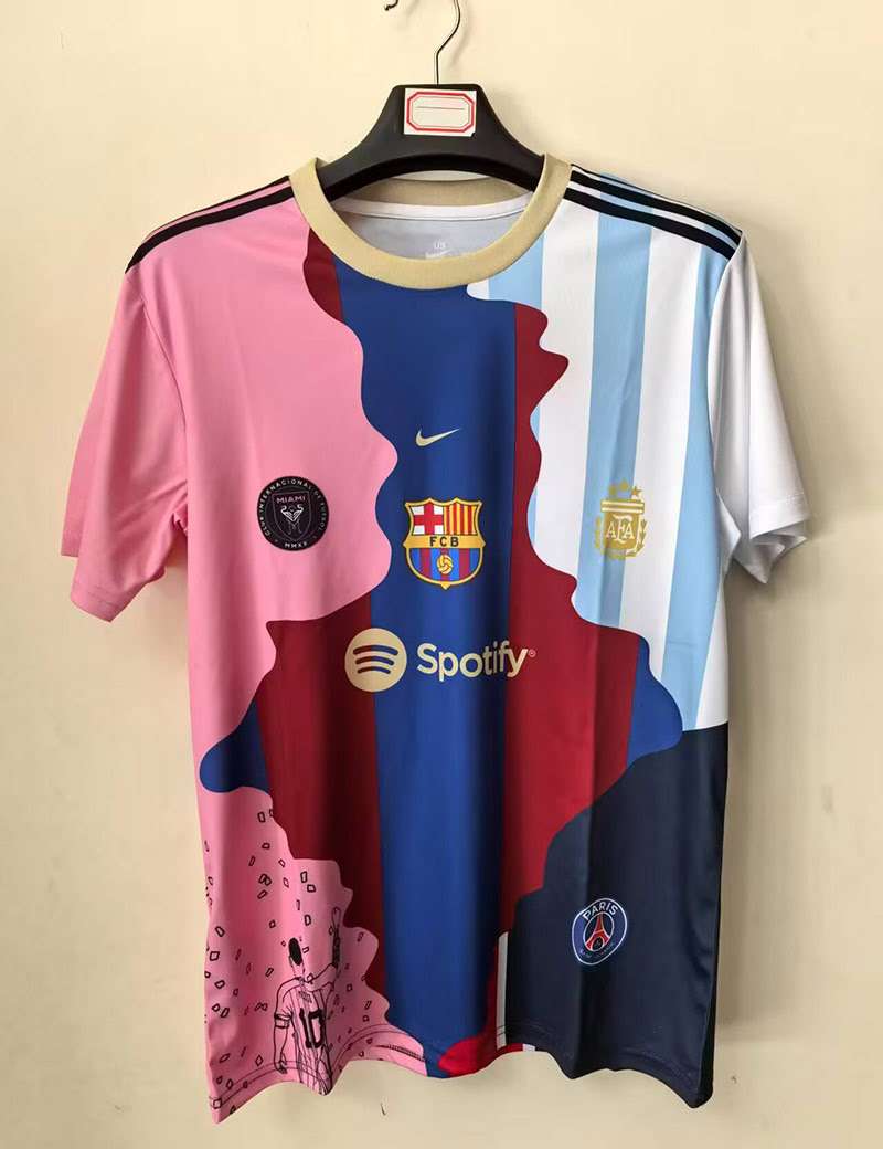 2526 Barcelona Argentina Miami Messi -10 S-2XL — foto 1