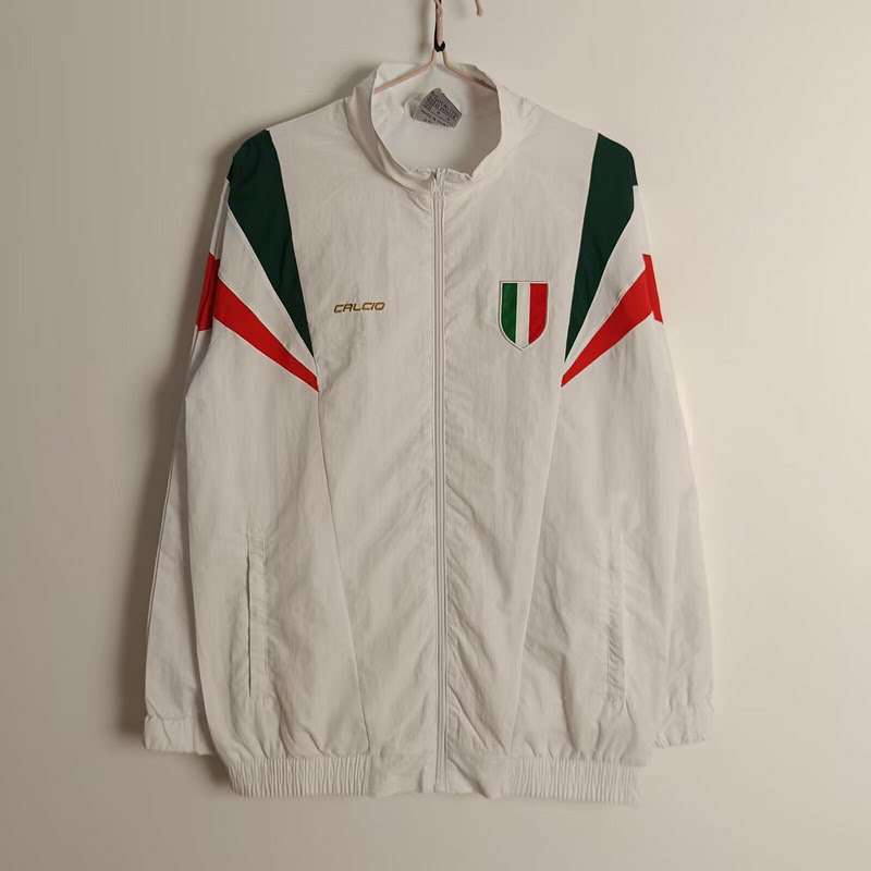Italy retro white windbreaker S-XXL — foto 1