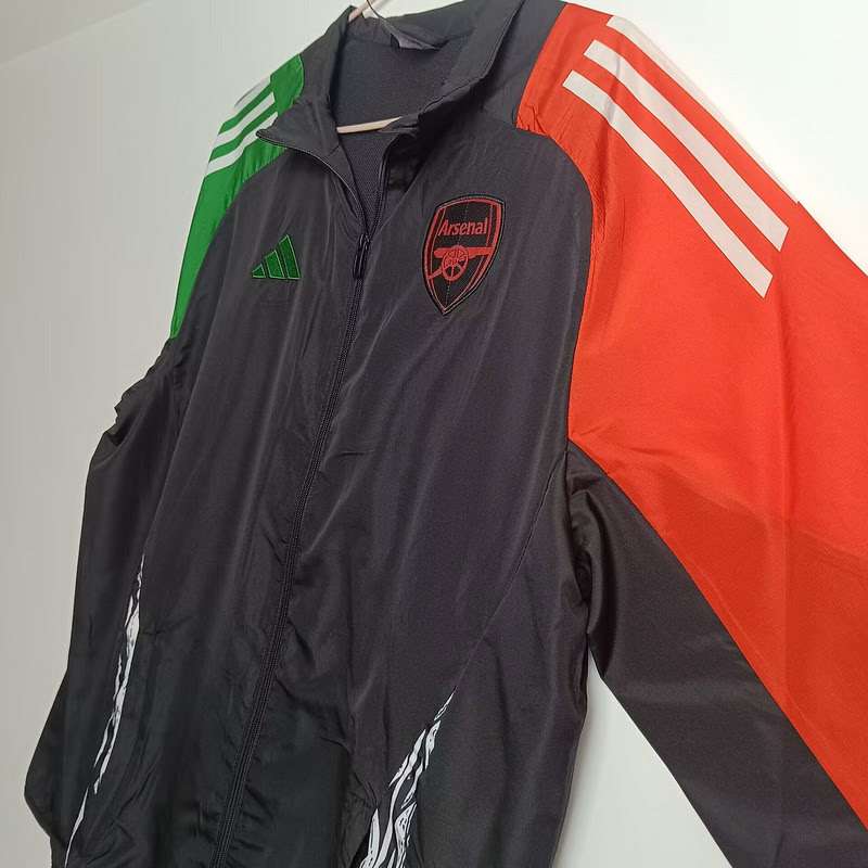2526 Arsenal black windbreaker S-XXL2 — foto 4