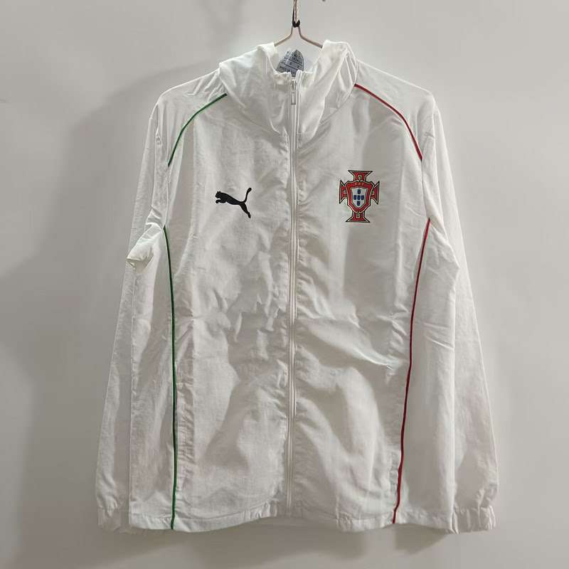 Portugal white retro windbreaker S-XXL — foto 1