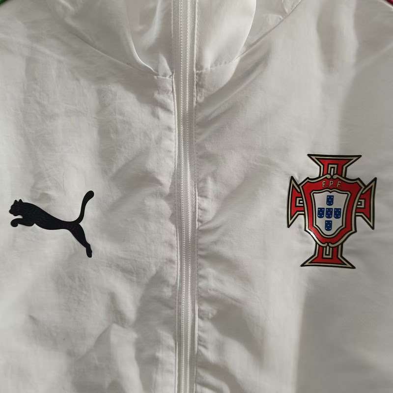 Portugal white retro windbreaker S-XXL — foto 5