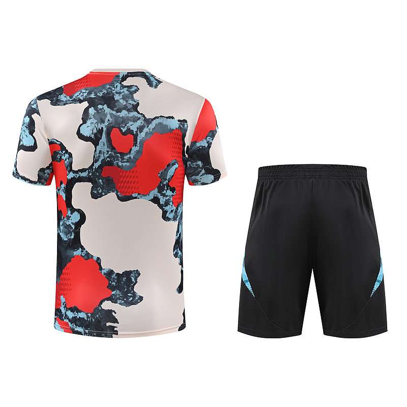 2526 Bayern red flower taining suit S-XXL — foto 3