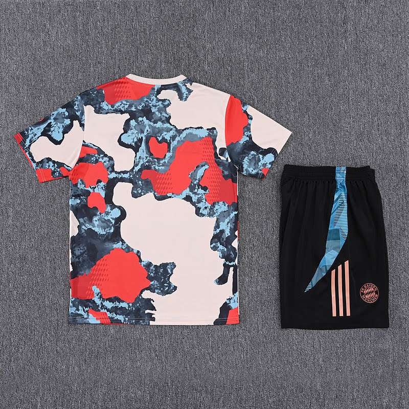 2526 Bayern red flower taining suit S-XXL — foto 5