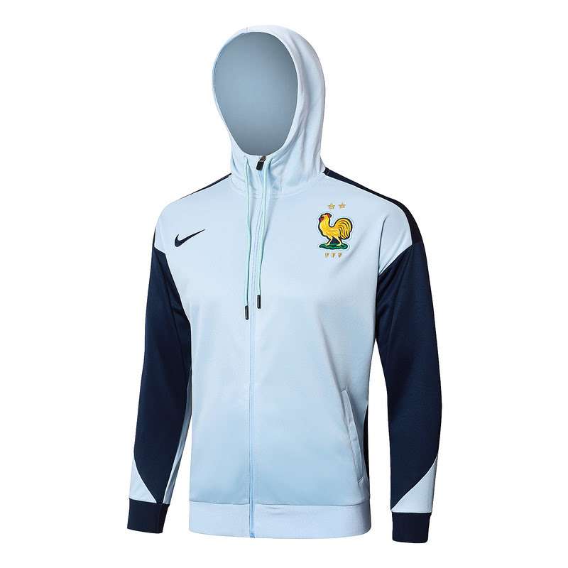 F587 2425 France long zipper light blue with cap kit S-XXL — foto 4