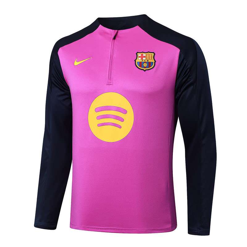 B2504 2425 Barcelona purple training suit half zipper Size S-XXL — foto 3