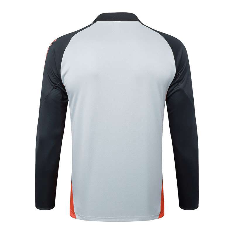 B1006 2425 benfica grey training suit half zipper Size S-XXL — foto 3