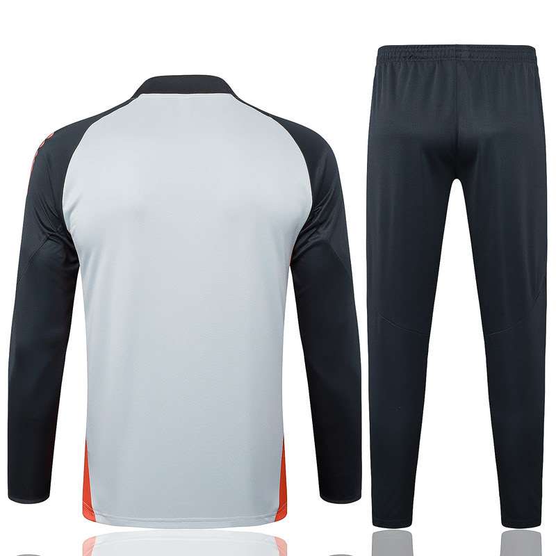B1006 2425 benfica grey training suit half zipper Size S-XXL — foto 4