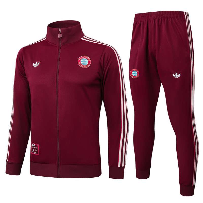 A2506 2425 Juventus deep red training suit long zipper Size S-XXL — foto 1