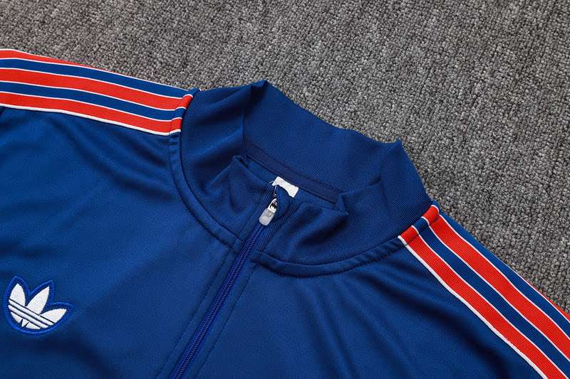 B2508 2425 Arsenal half zipper blue with yellow kit S-XXL — foto 5